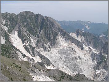 campo cecina marmorsteinbrüche apuanische alpen toskana
